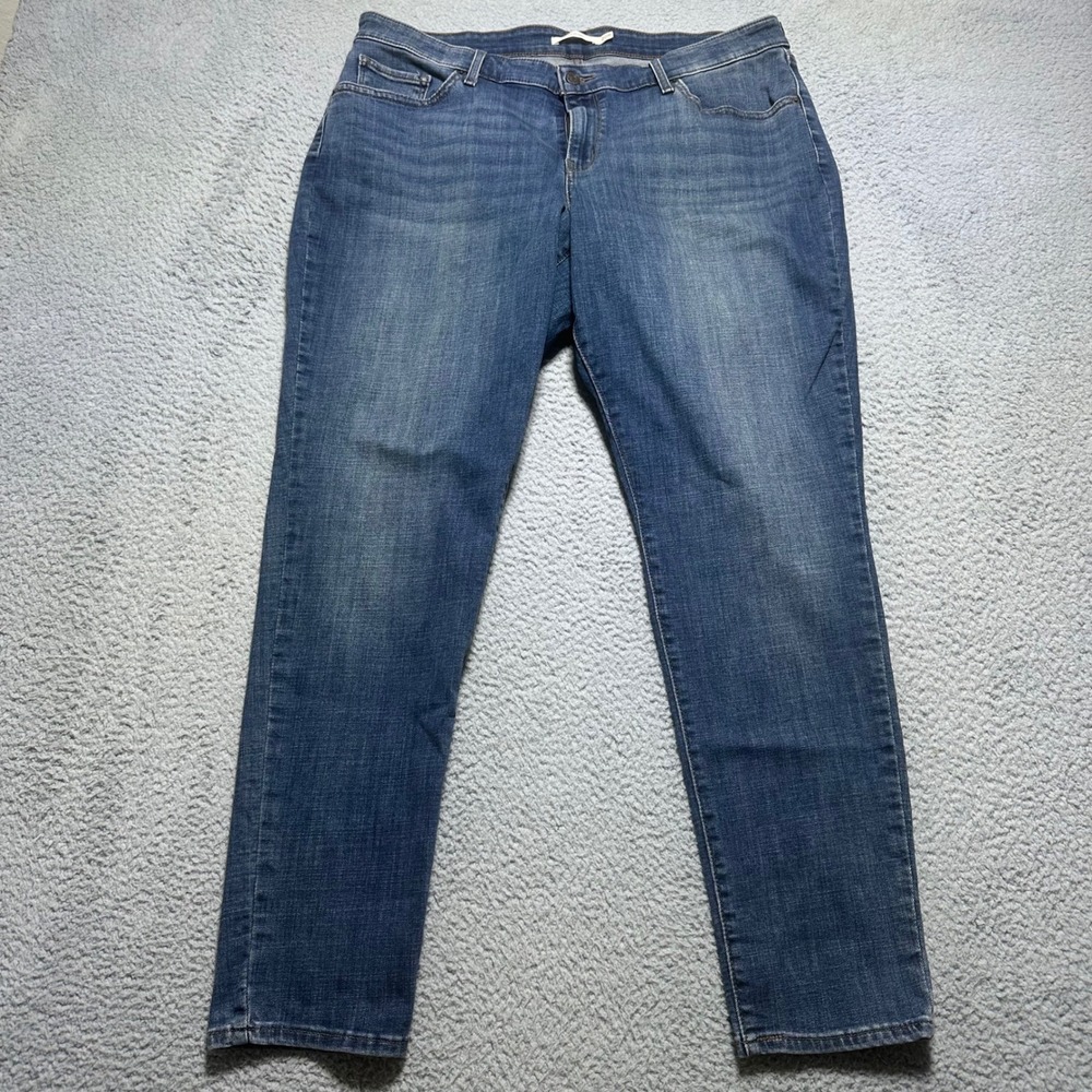 Levis 711 Skinny Jeans Womens 20W Medium Wash Denim Stretch Pants